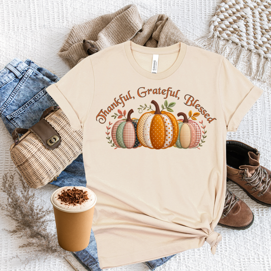 Thankful, Grateful, Blessed Patchwork