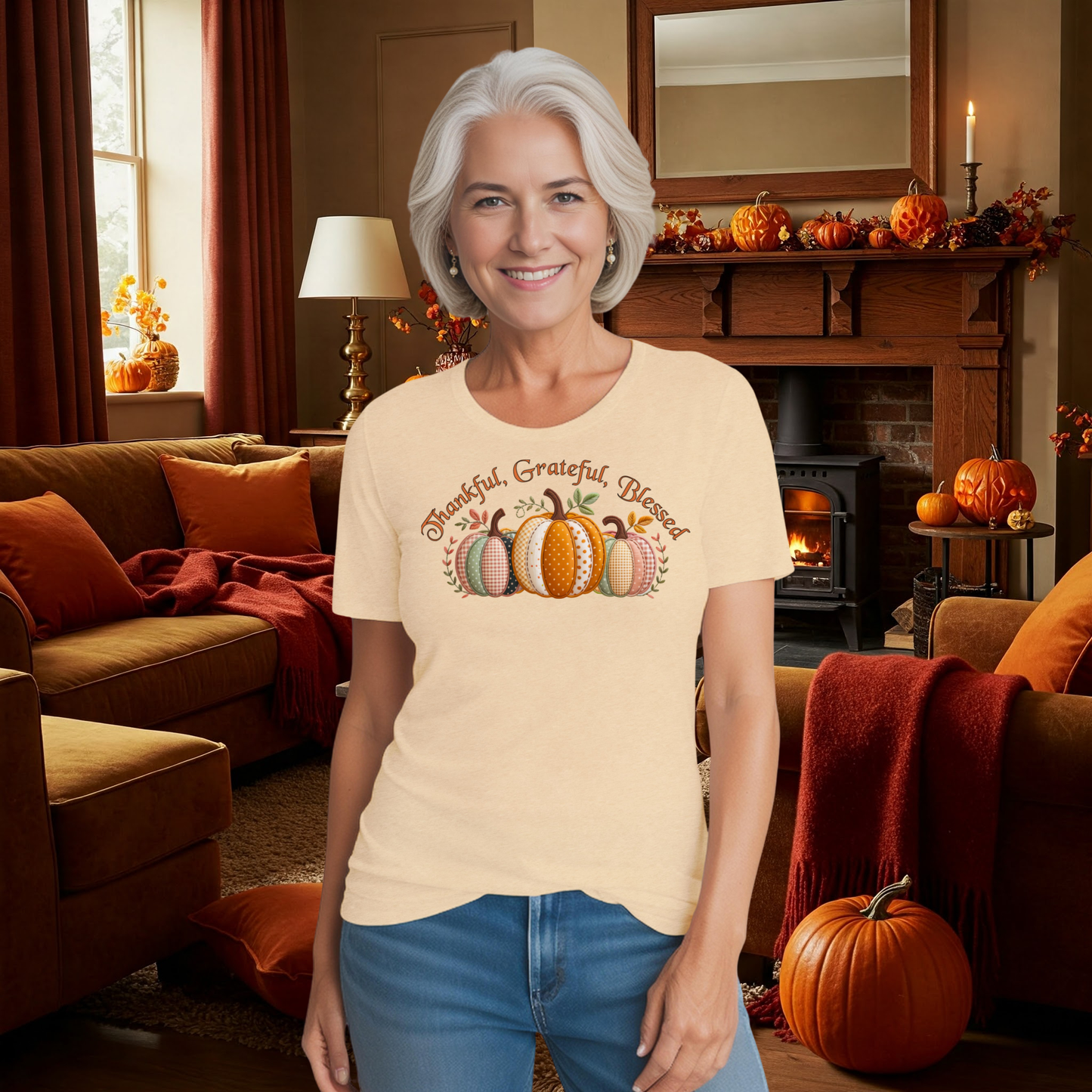 Thankful, Grateful, Blessed Patchwork